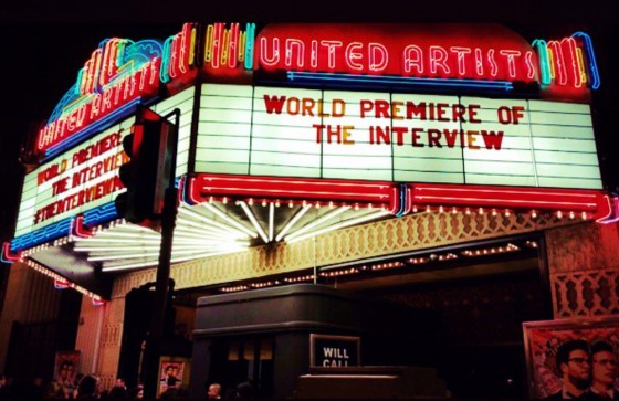 The Interview, movie, premiere, Los Angeles