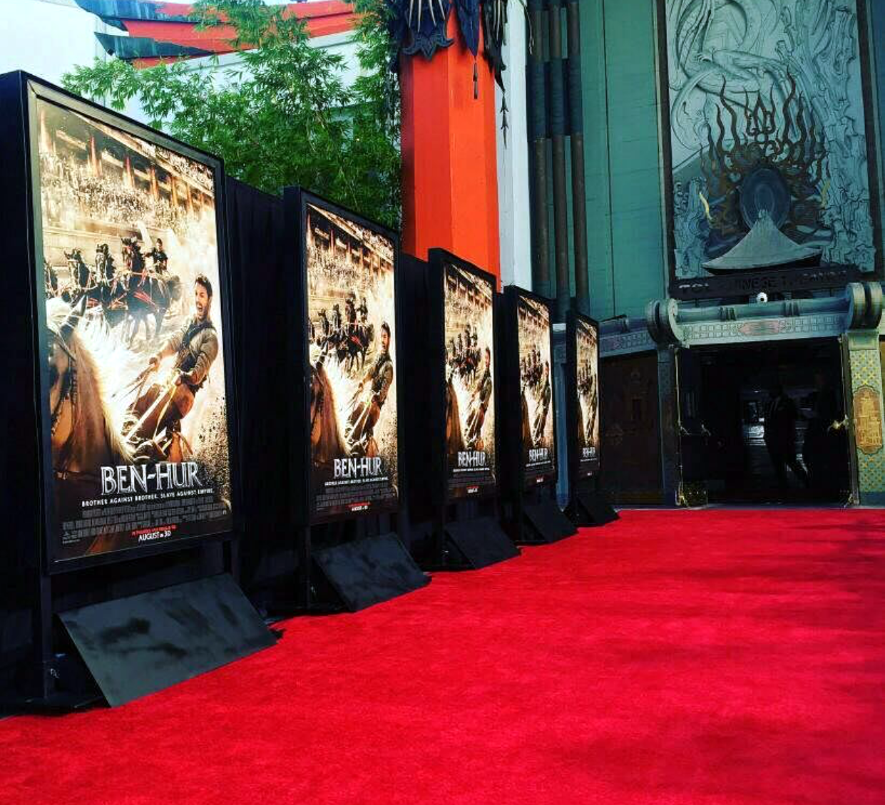 Ben Hur, movie premiere, red carpet, LA