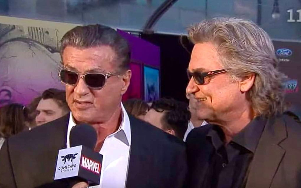 Sylvester Stallone Kurt Russell Guardians Of The Galaxy Vol 2 Premiere Red Hot Society
